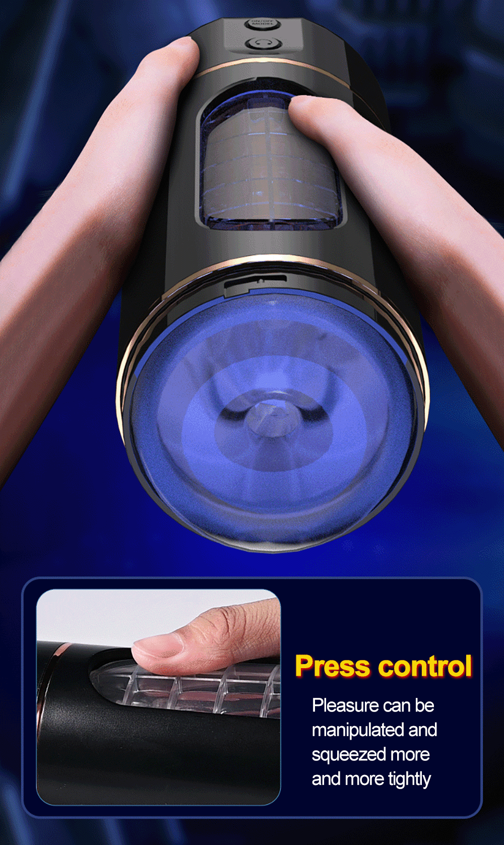 Automatic Masturbator Cup (10 Thrusting Rotating Modes)