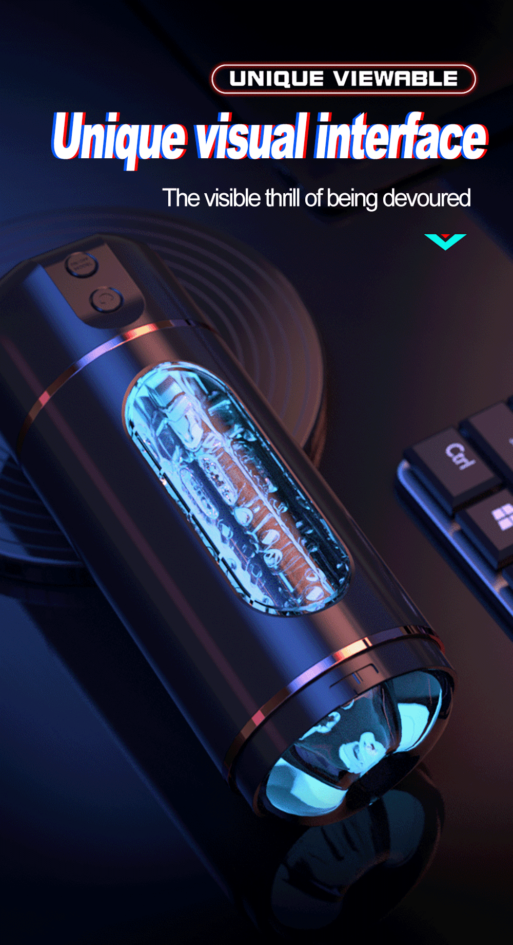 Automatic Masturbator Cup (10 Thrusting Rotating Modes)