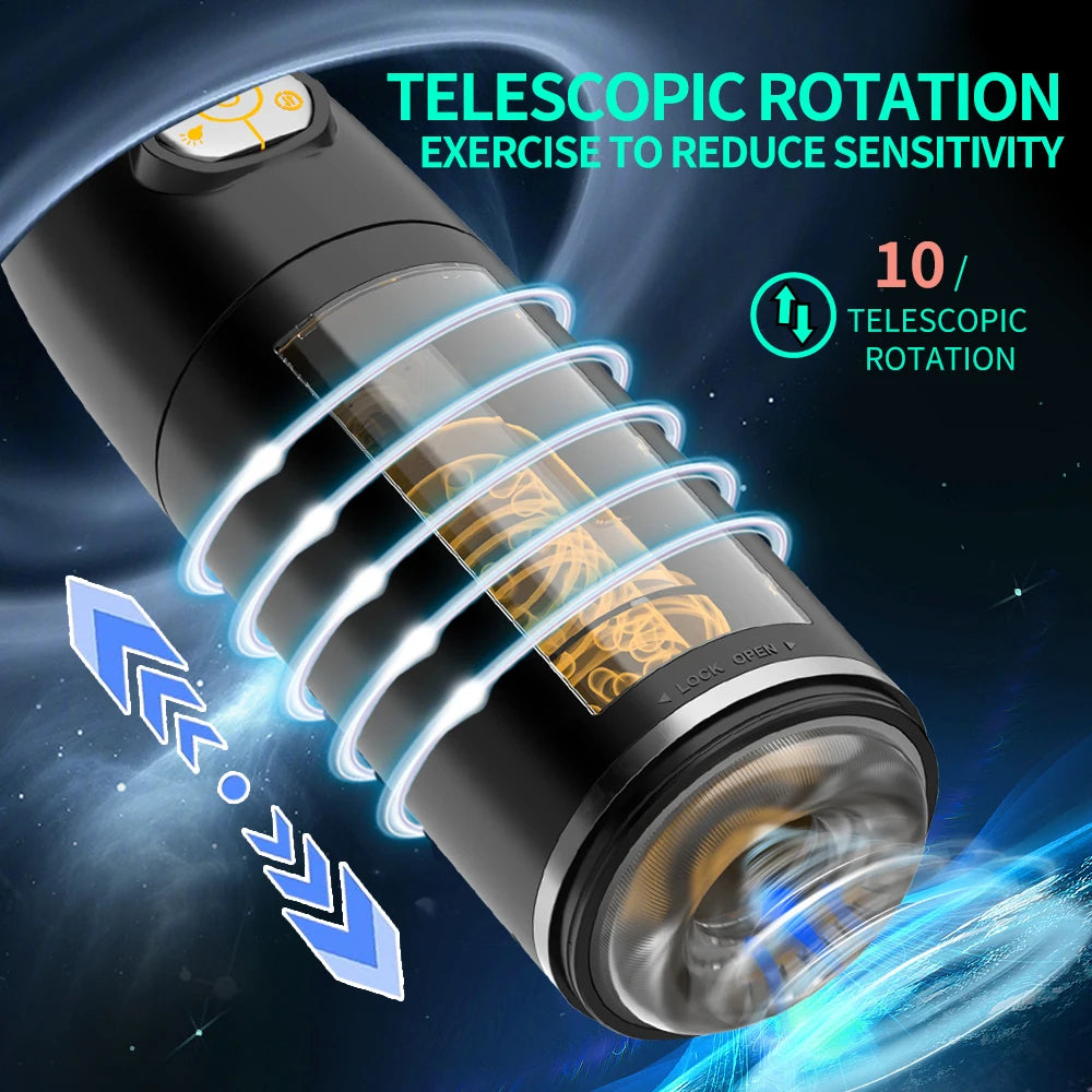 Automatic Masturbator Cup (10 Thrusting Rotating Modes)