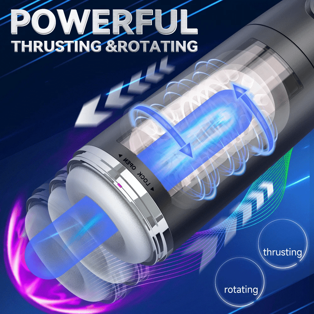 Automatic Masturbator Cup (10 Thrusting Rotating Modes)