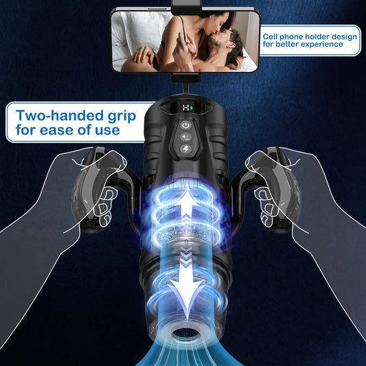 Automatic Pocket pussy with handles