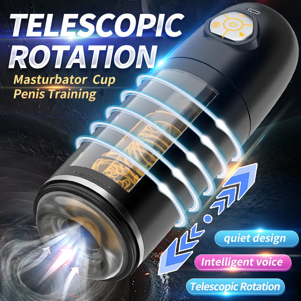 Automatic Masturbator Cup (10 Thrusting Rotating Modes)