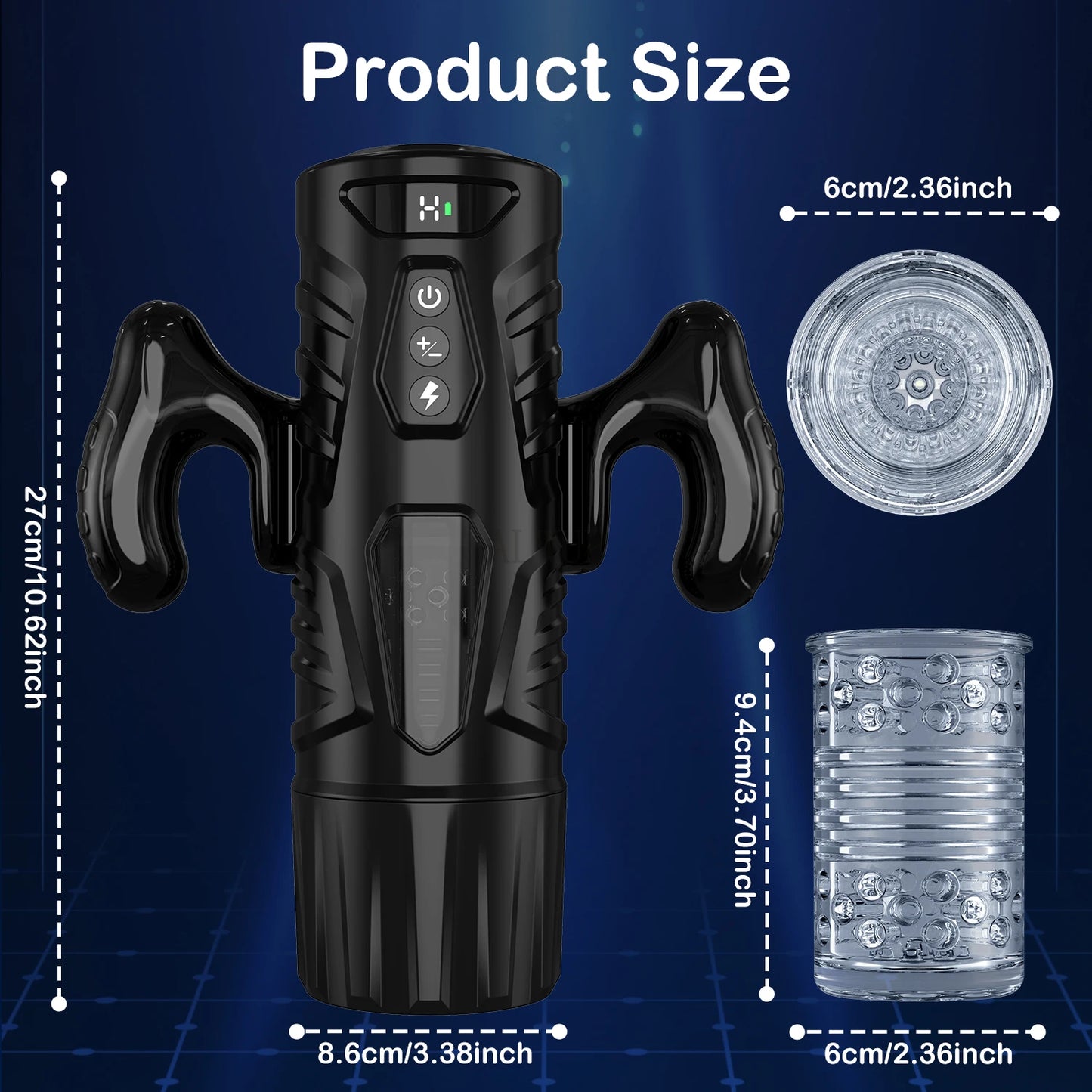 Automatic Pocket pussy with handles